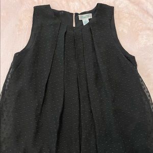 Black, Erin B sleeveless blouse